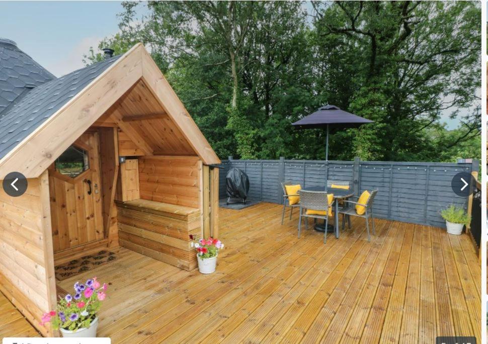 The Hive - Unique Log Cabin With Wood Burning Stove Ludchurch 外观 照片